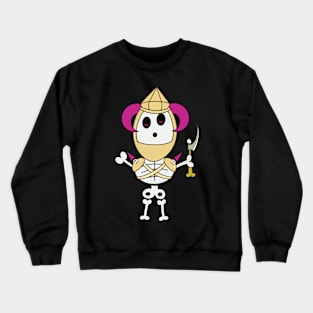 Cute skeletons doodle style Crewneck Sweatshirt